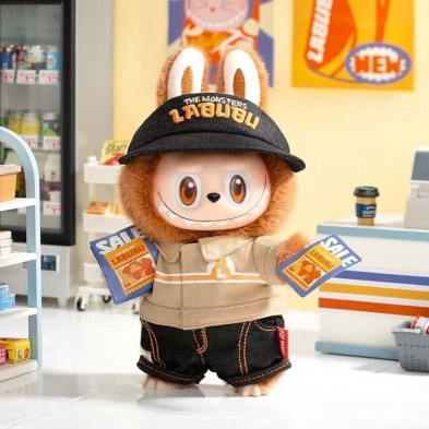 Labubu 怪味便利店系列搪膠公仔